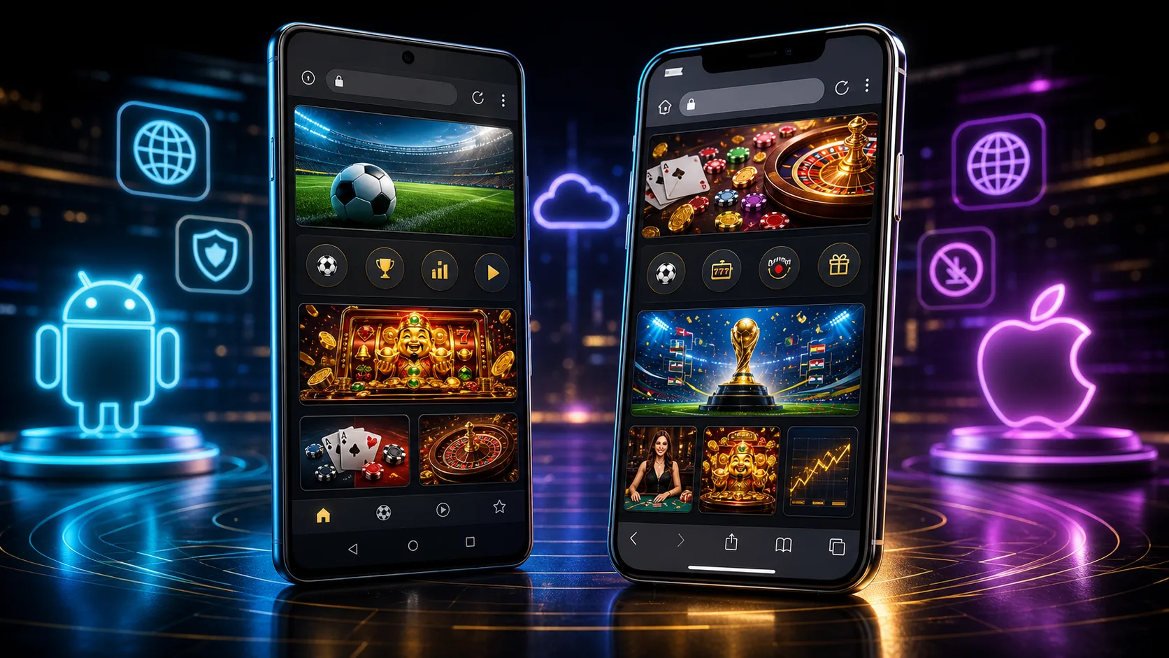Experiência 9wickets compatível com Android e iOS no navegador mobile